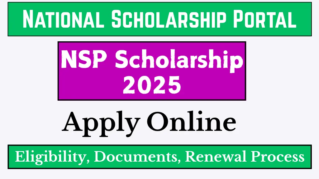 NSP Scholarship 2025